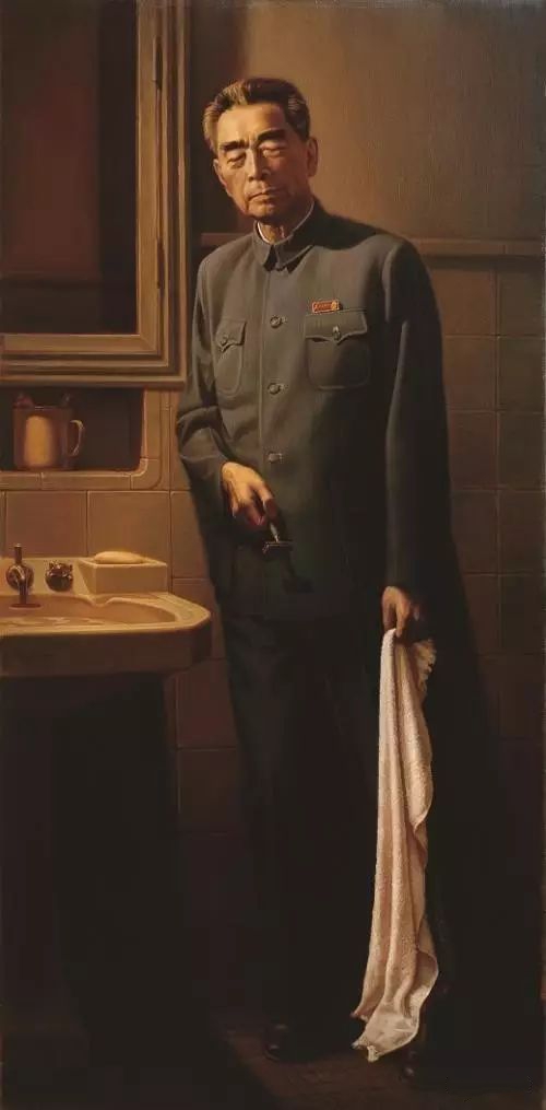 《鞠躬尽瘁》：一幅震撼人心的油画